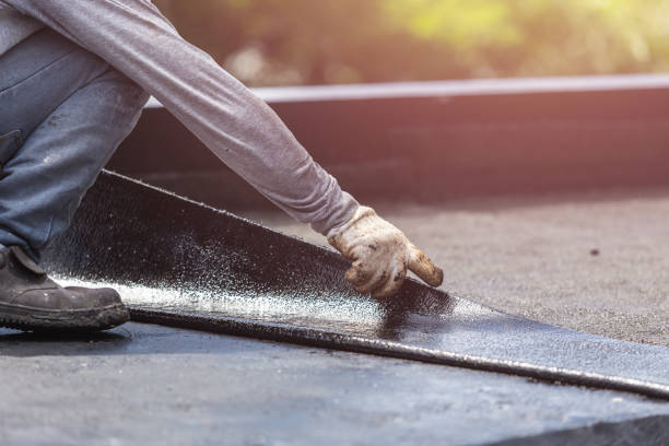 Professional Waterproofing technician working in National Park, NJ
